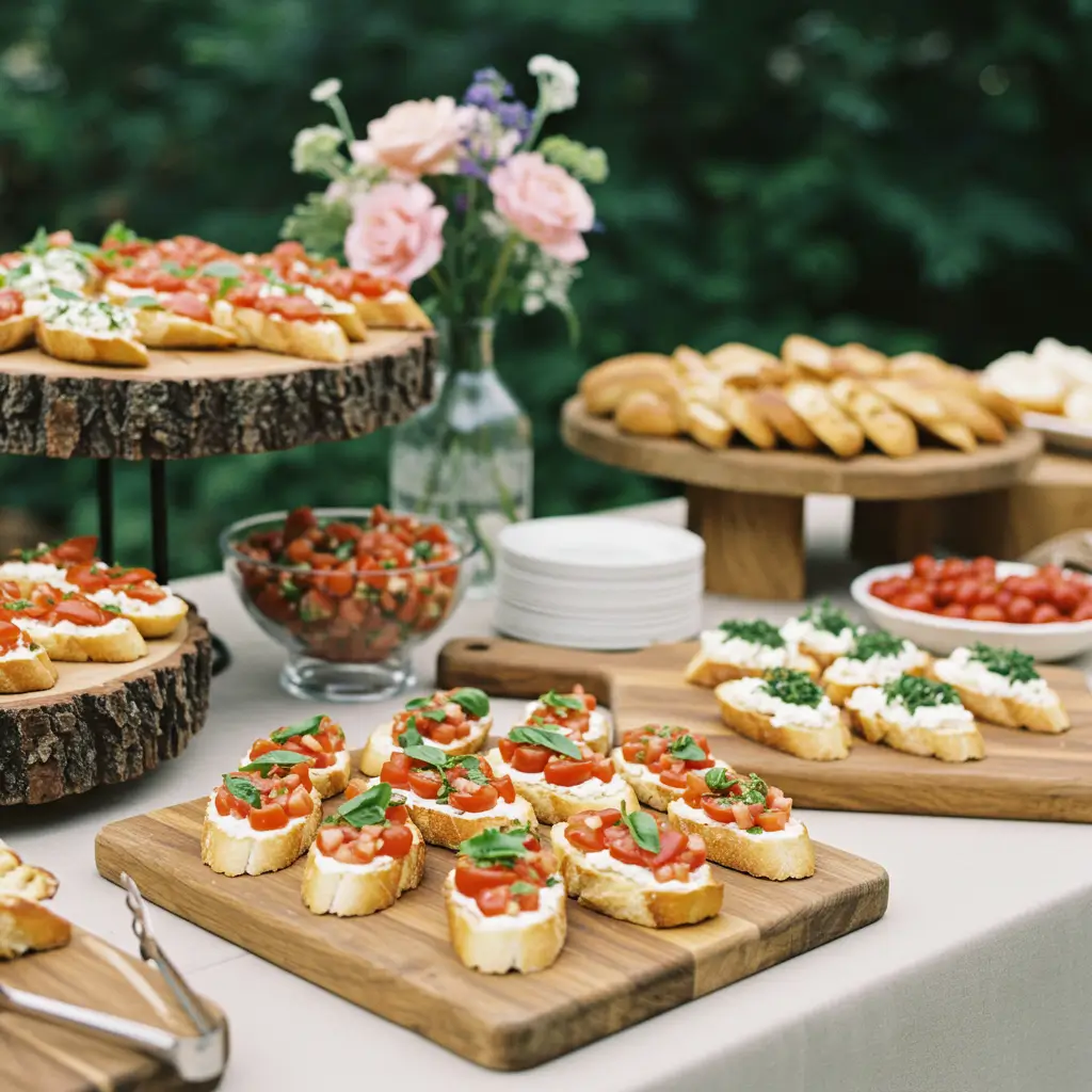Garden-Fresh Bruschetta Bar