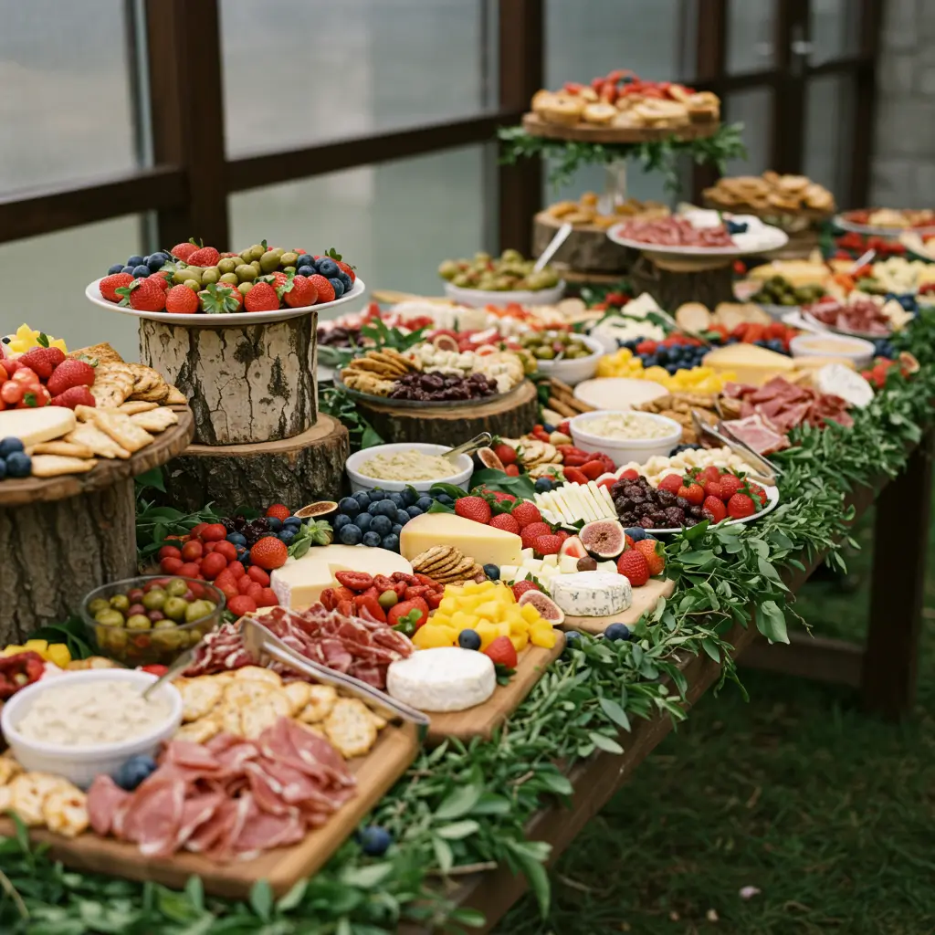 Garden Grazing Table
