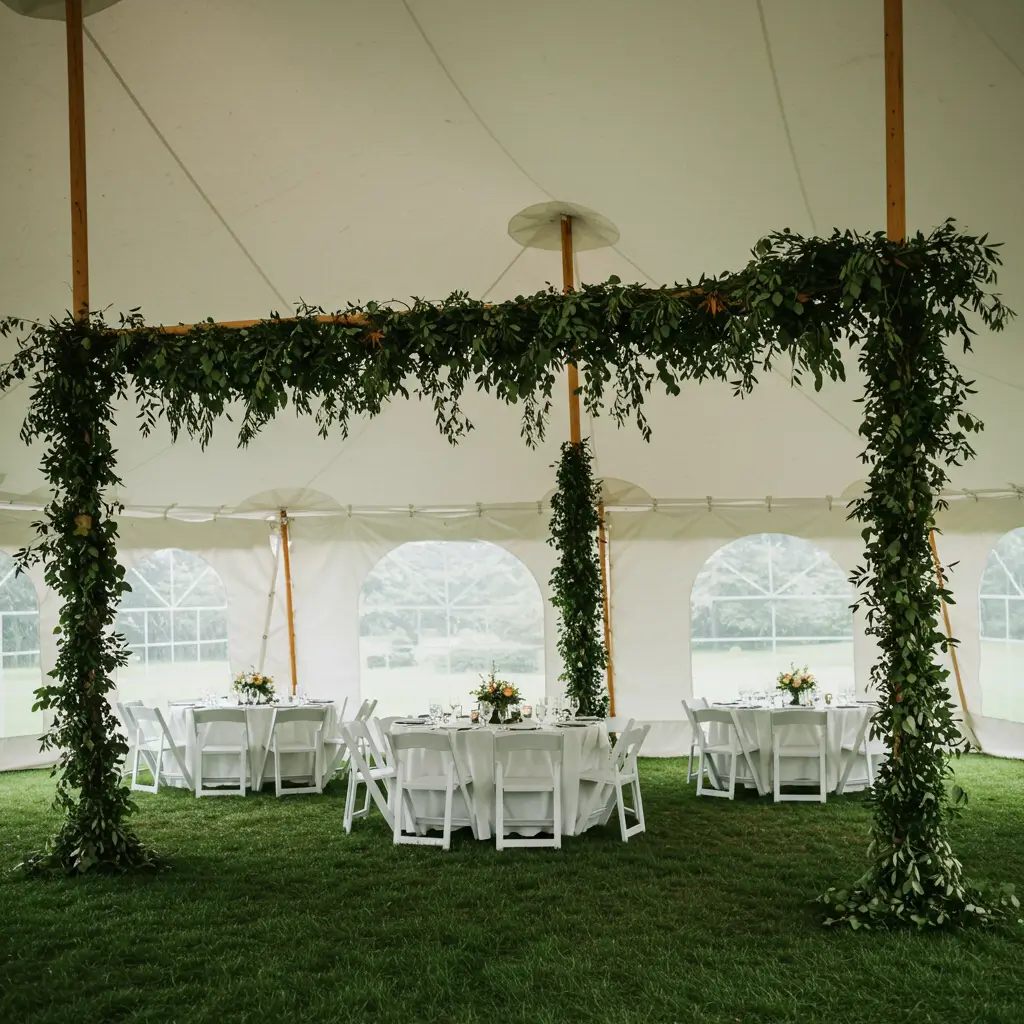 Garden Greenery Tent