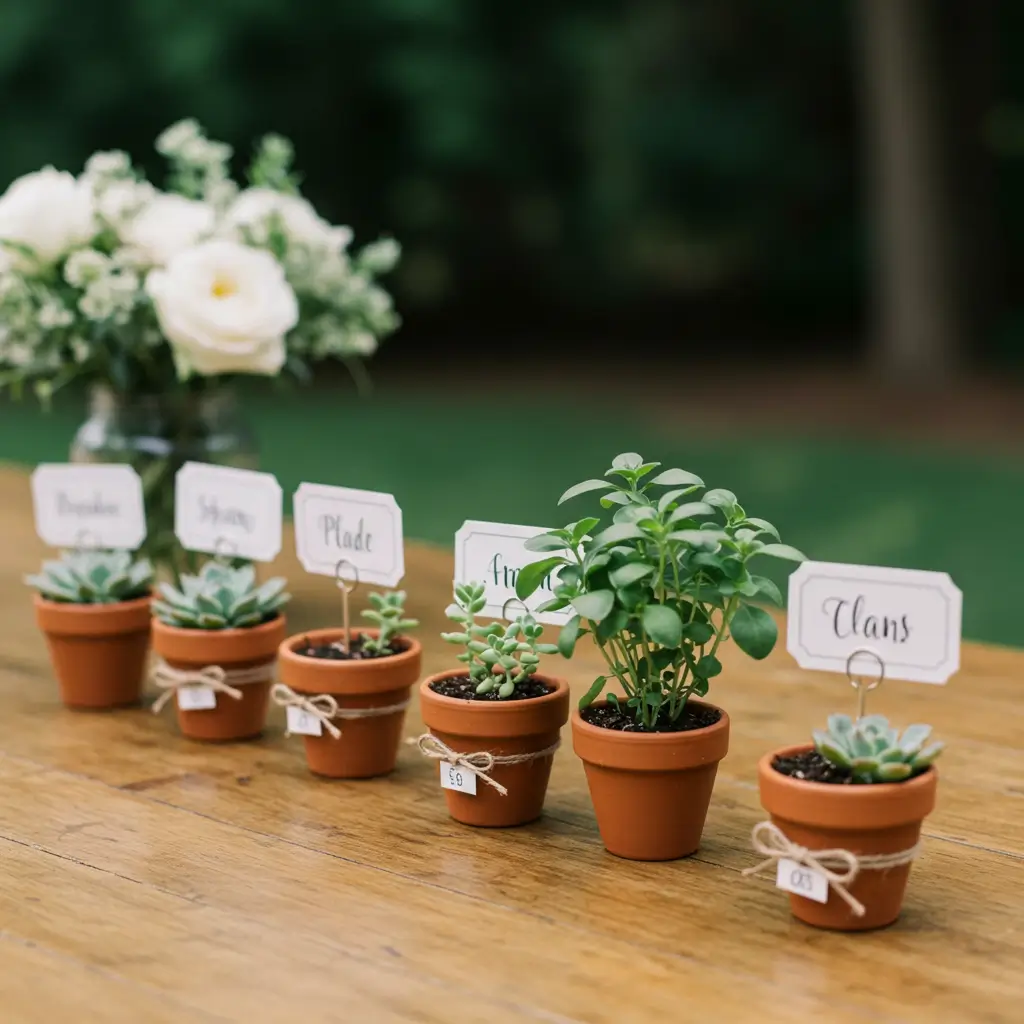 Garden-Themed Place Cards