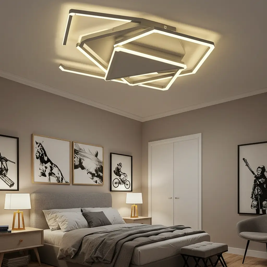 Geometric Ceiling Lights
