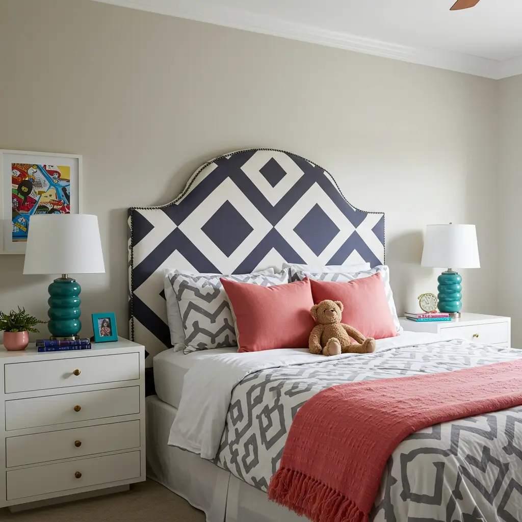 Geometric Patterned Headboards