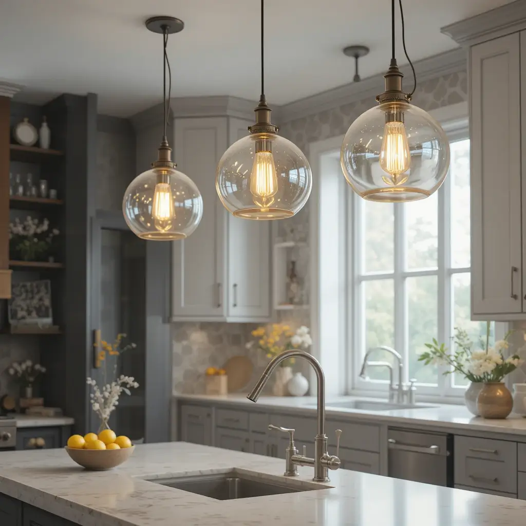 Glass Globe Pendant Lights