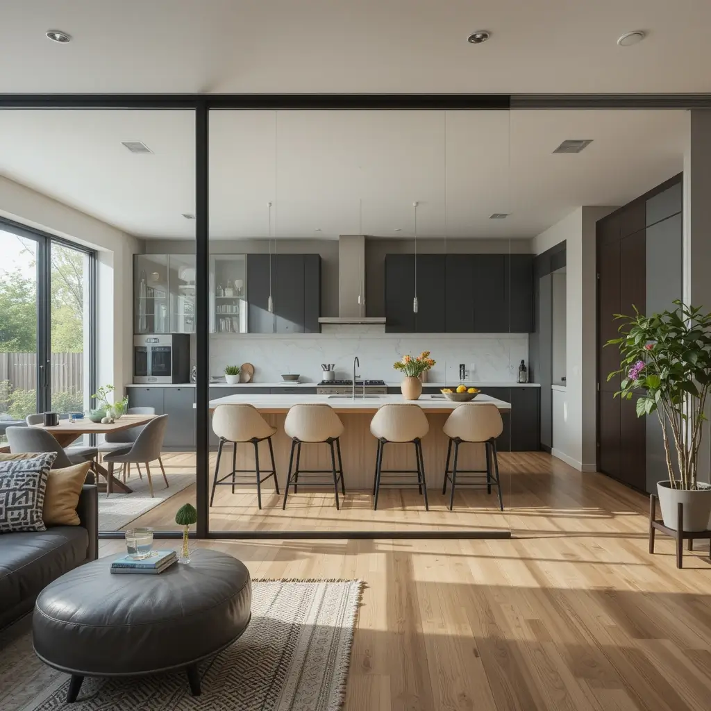 Glass Partition for Defined Spaces
