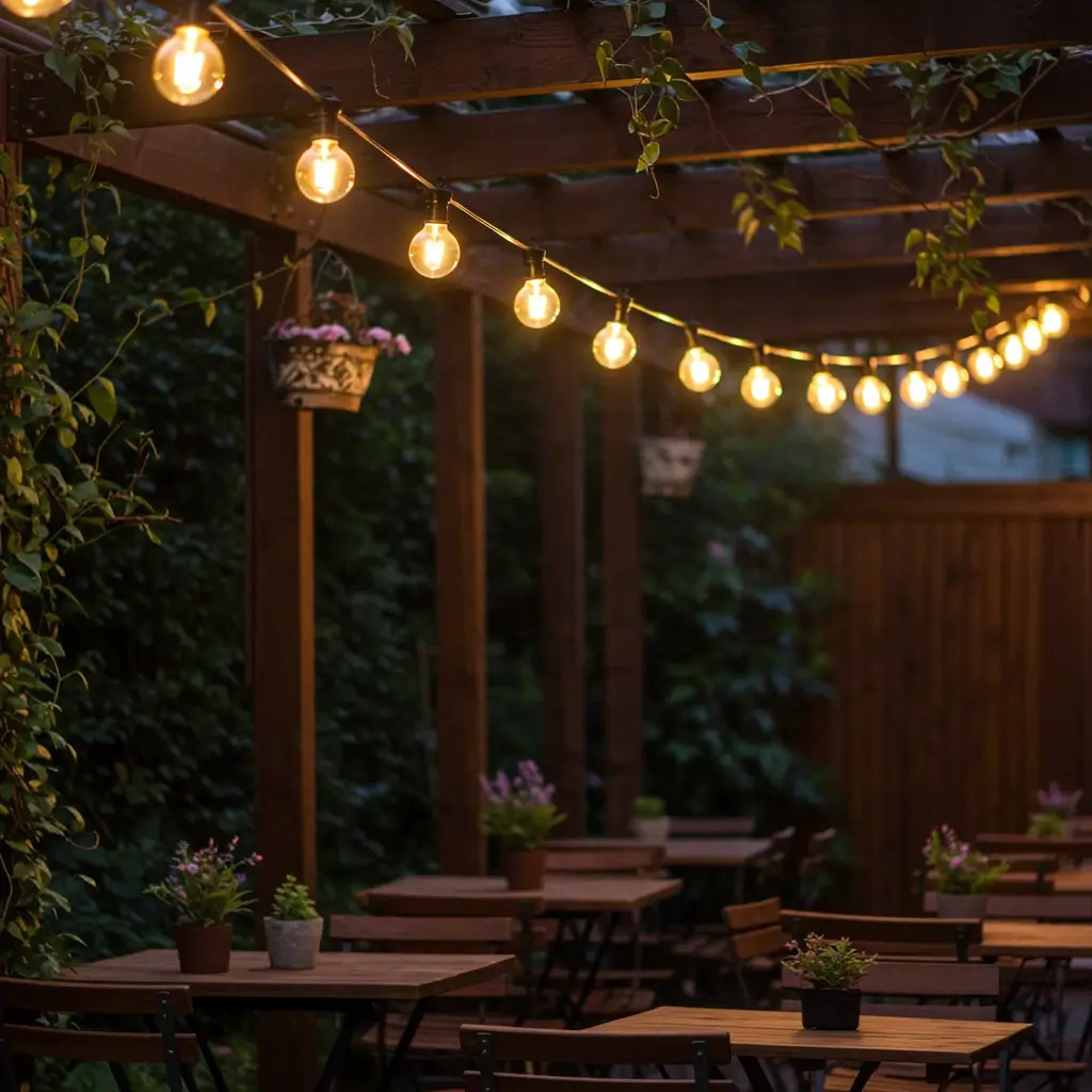 Globe Bulb Café Lights for Soft Ambience