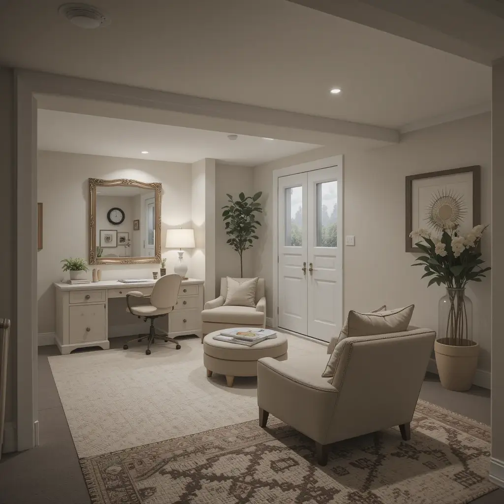  Go for Light Colors to Brighten the Basement