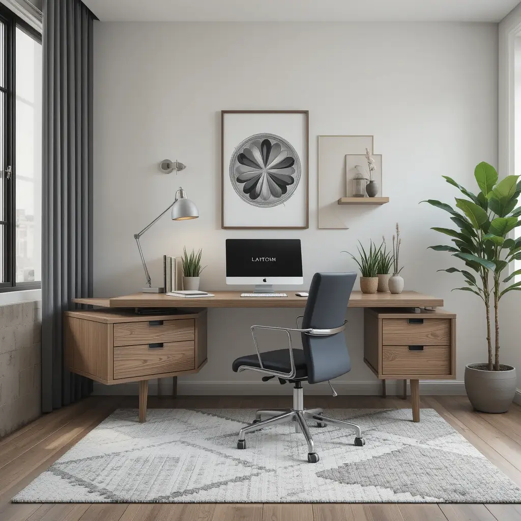 Go for a Floating Desk with Minimal Legs
