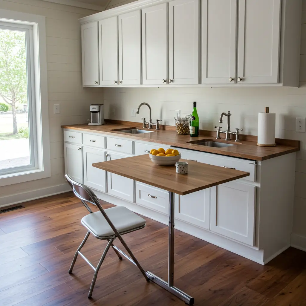 Go for a Wall-Mounted Foldable Table