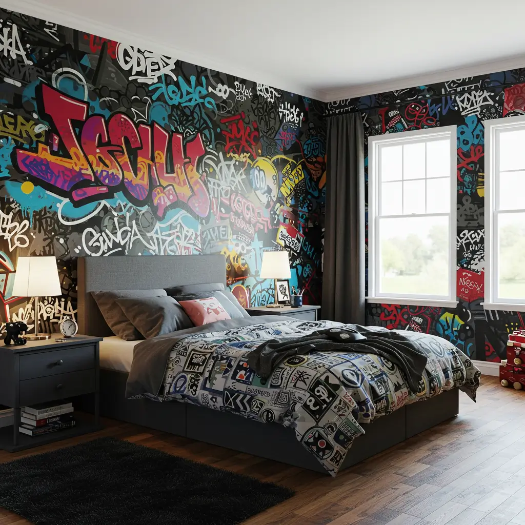 Graphic Wall Murals and Decals