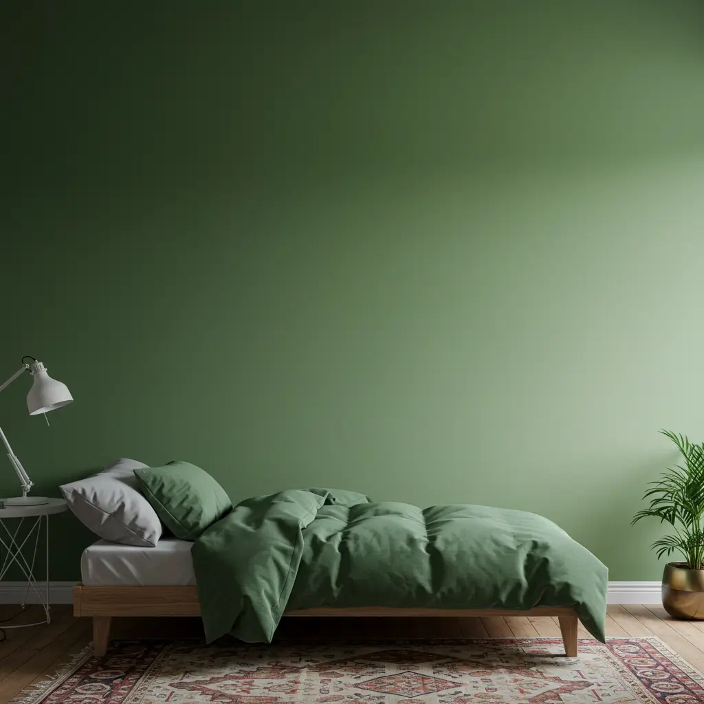 Green Ombre Wall Effect