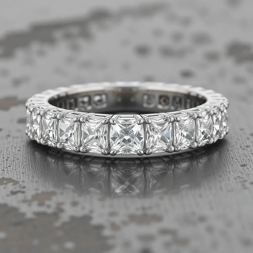 Half-Eternity Diamond Band