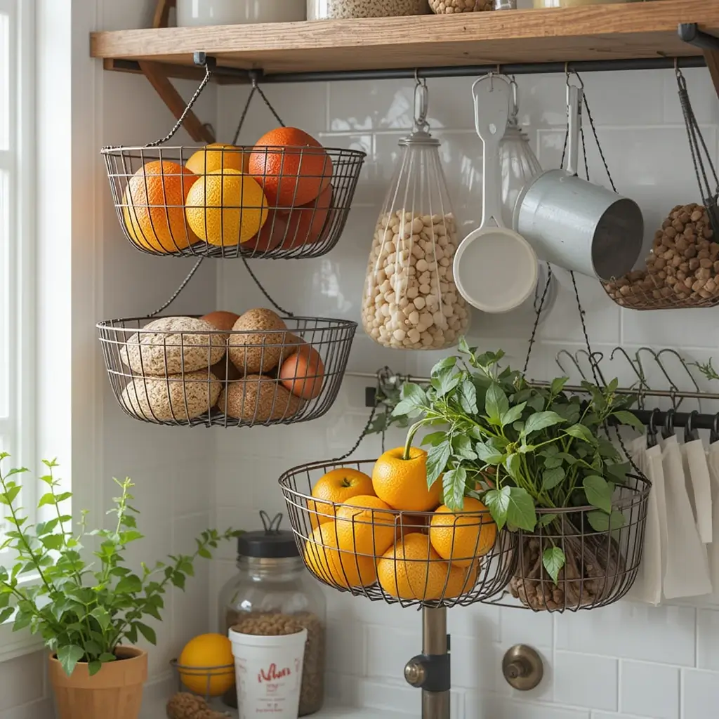 Hanging Baskets for Produce and Supplies