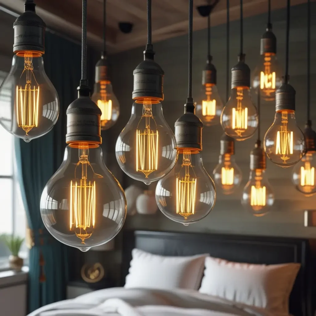 Hanging Edison Bulbs