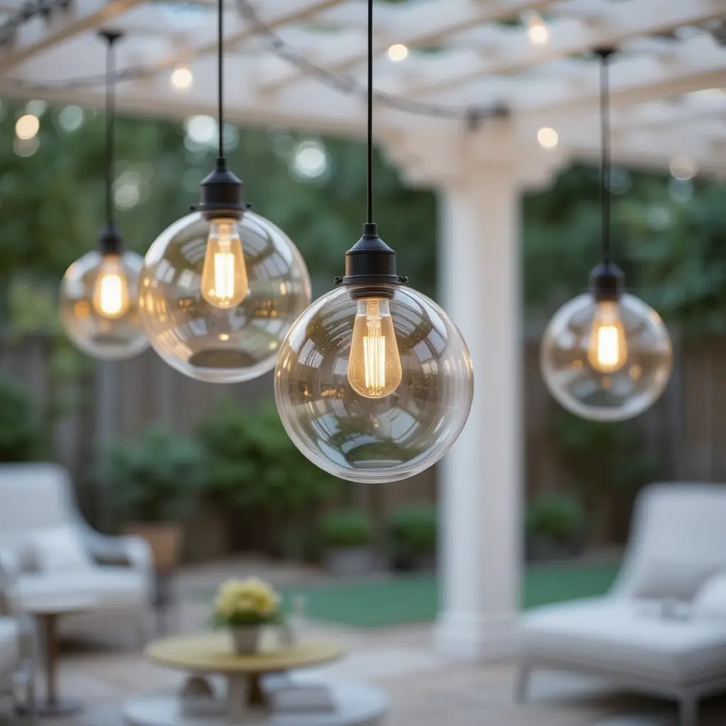 Hanging Glass Globe Lights for a Chic Look