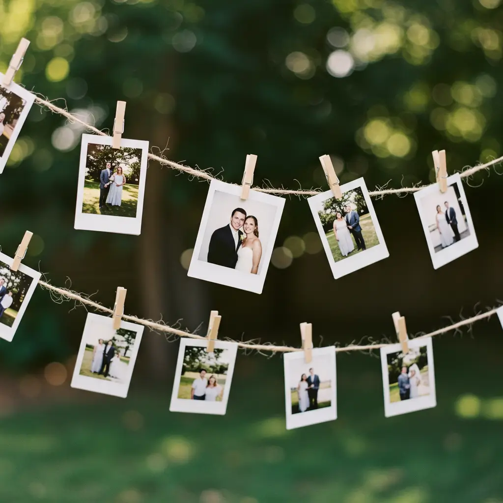 Hanging Polaroid Memories