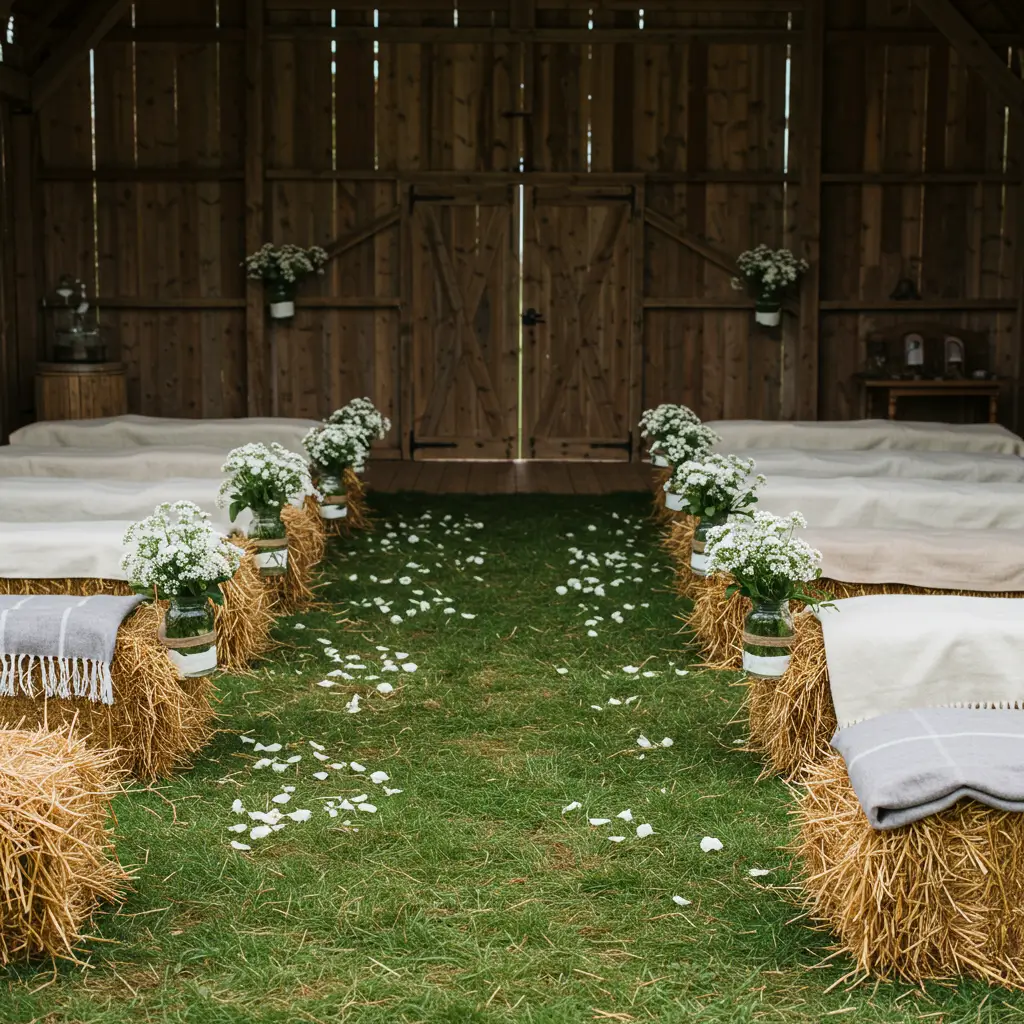 Hay Bale Seating