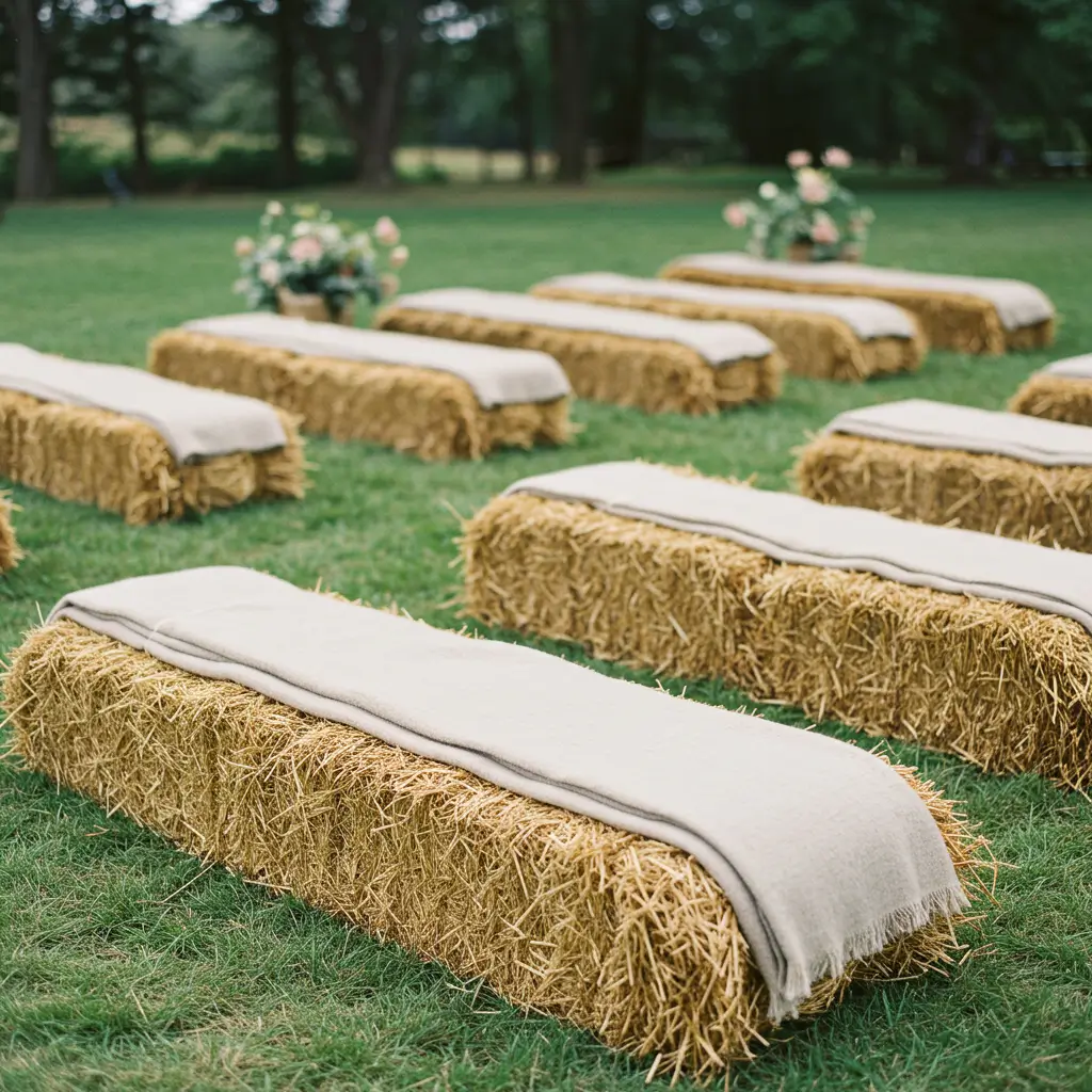 Hay Bale Seating