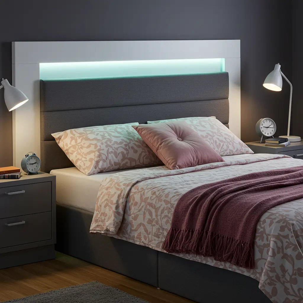 Headboards with Built-in Lighting
