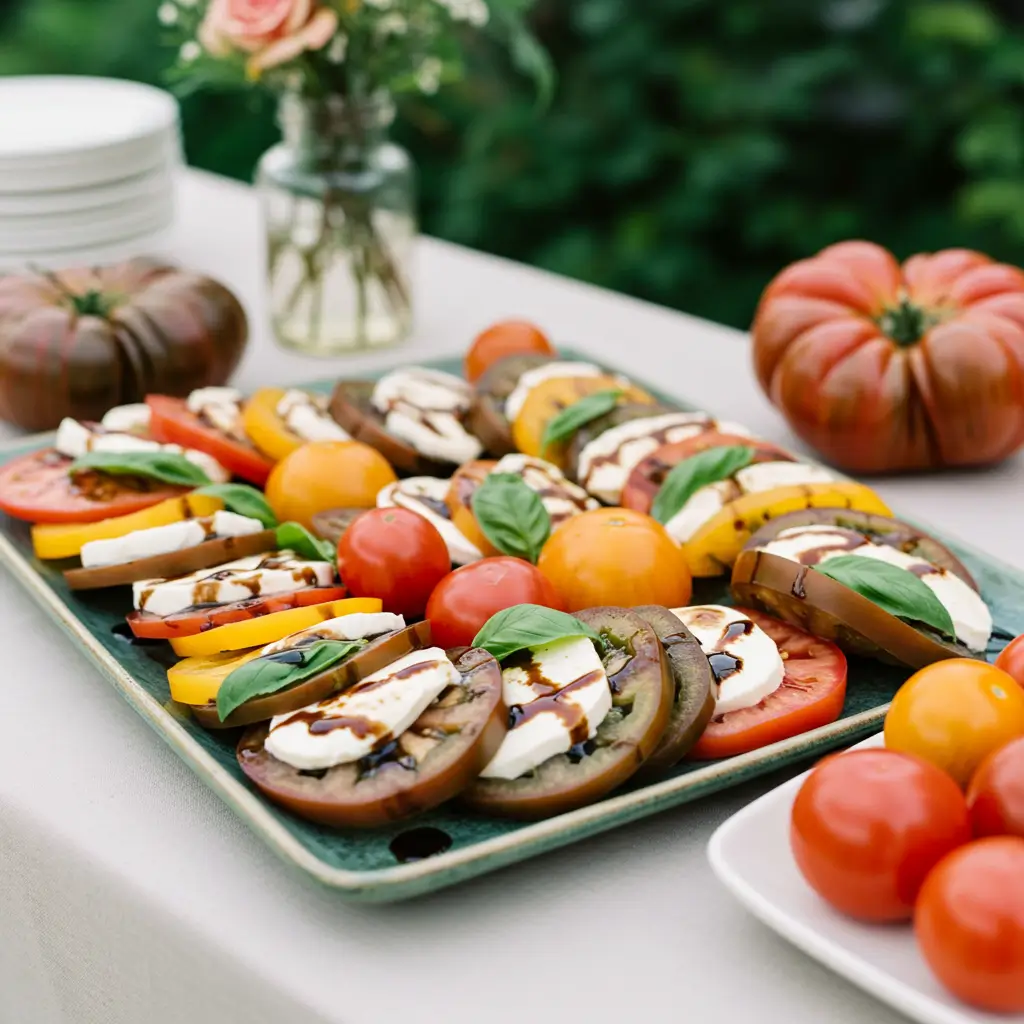 Heirloom Tomato Caprese Platter