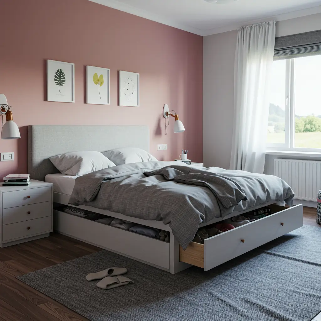 Hidden Storage Under the Bed