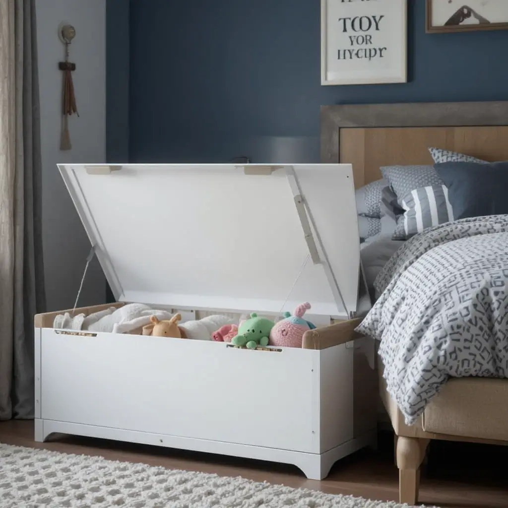 Hidden Toy Storage Bench
