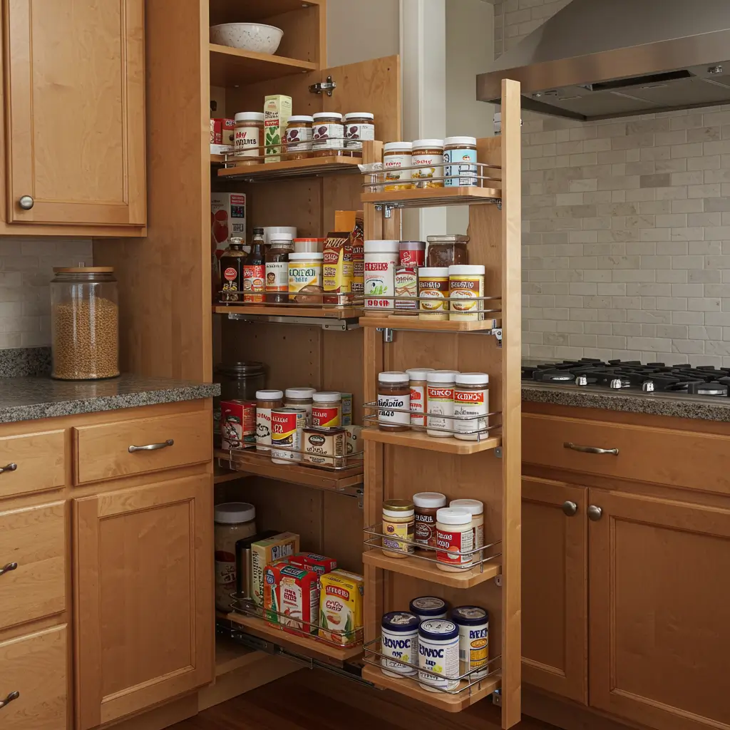 Incorporate a Pull-Out Pantry