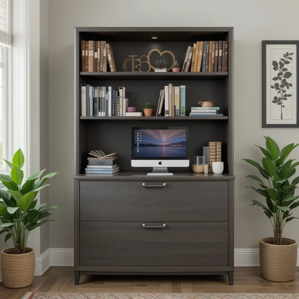 Incorporate a Stylish Filing Cabinet