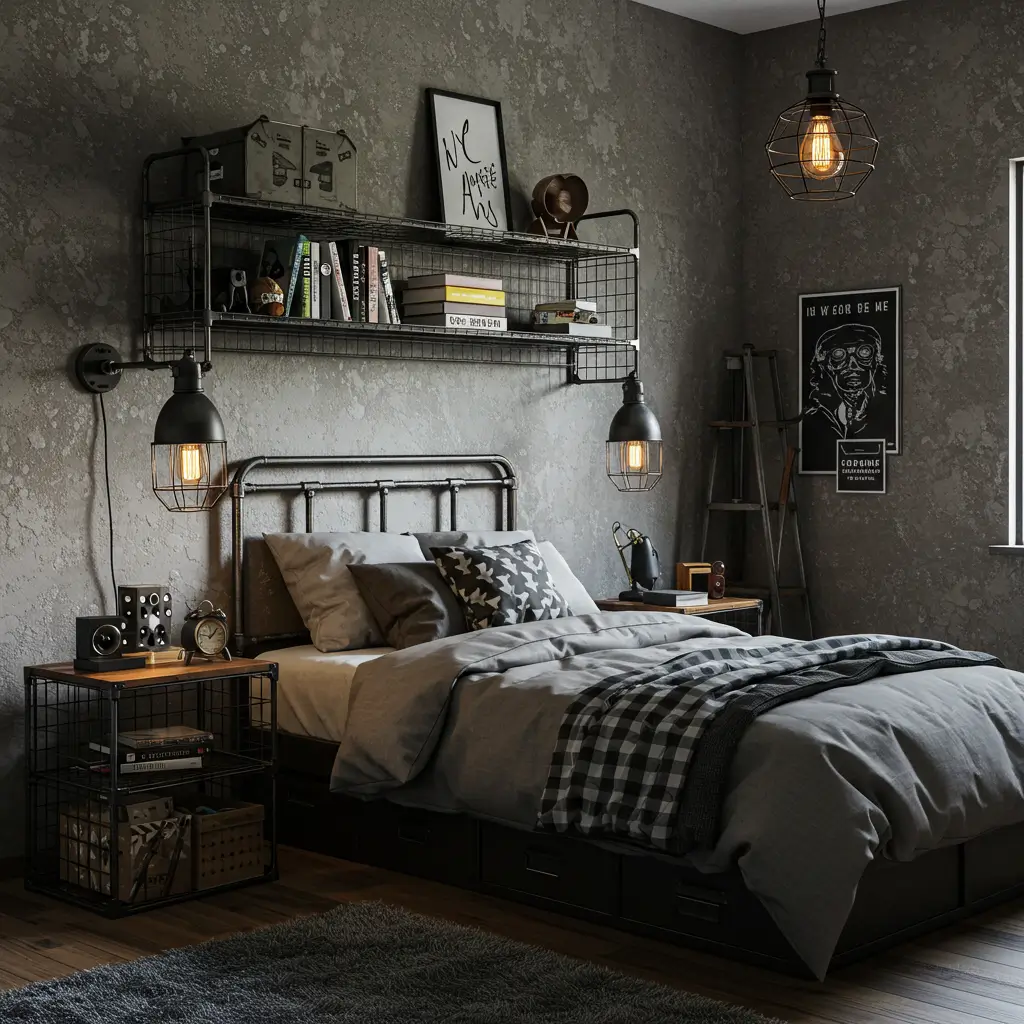 Industrial Loft Vibes with Exposed Elements