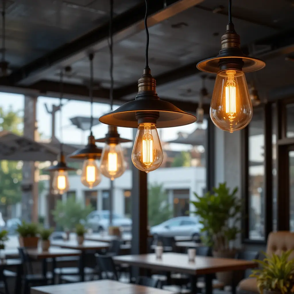 Industrial Pendant Lights for Outdoor Ceilings