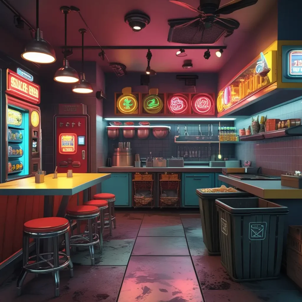 Industrial Street Food Kitchen