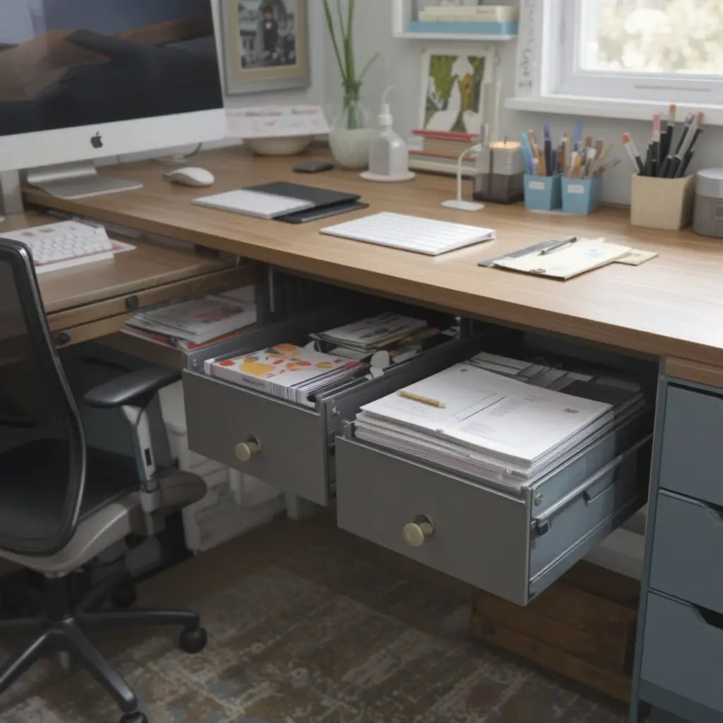 Install Under-Desk Drawers