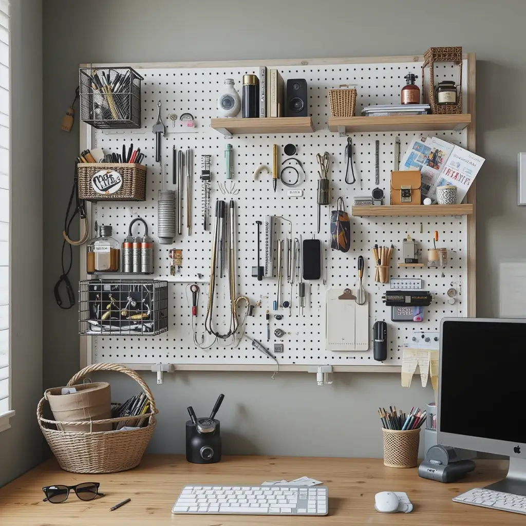 Install a Pegboard for Organization