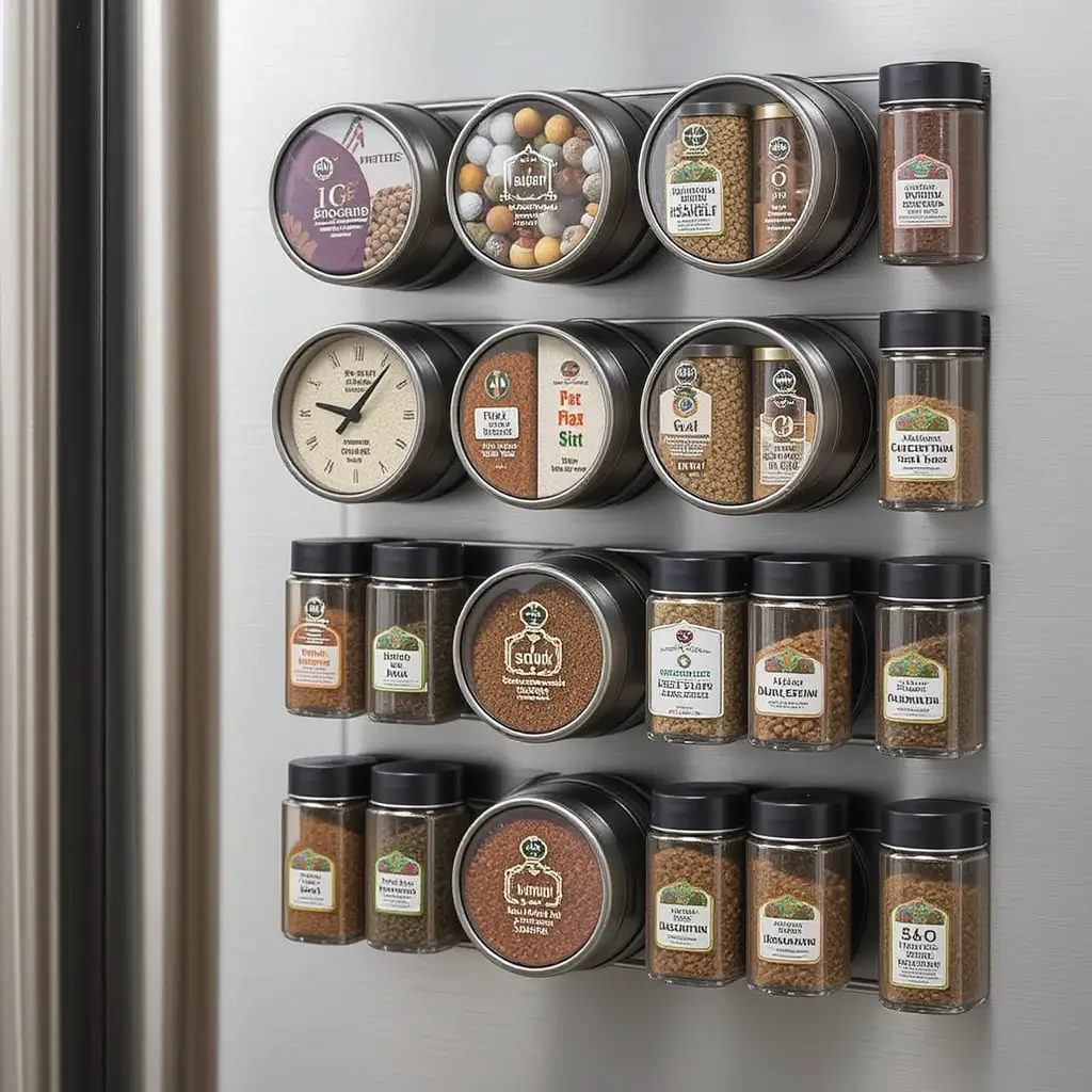 Keep Spices in Magnetic Tins