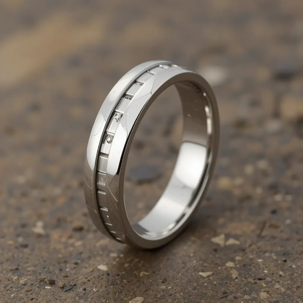 Knife-Edge Wedding Band