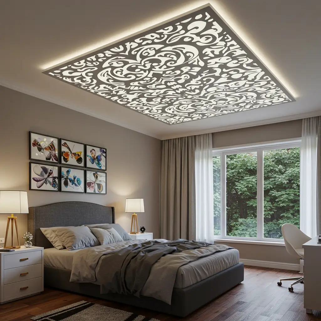 LED Ceiling Panels with Patterns
