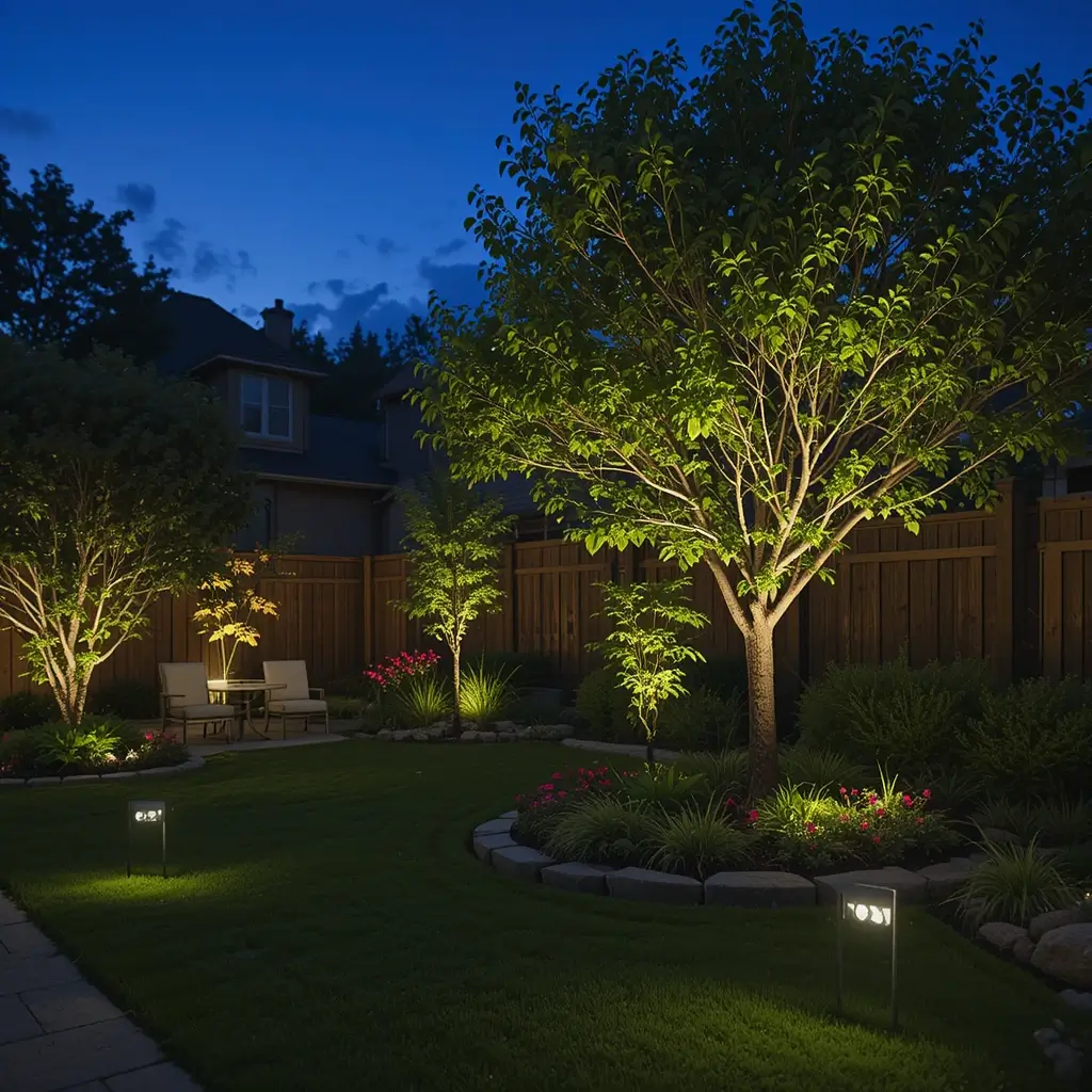 LED Spotlights for Accentuating Features