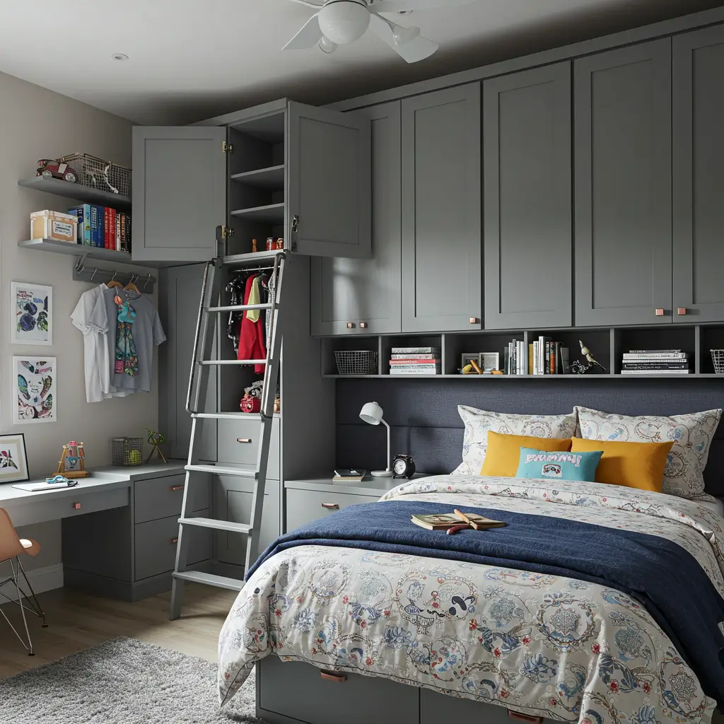 Ladder Access Cupboards in Elevated Zones