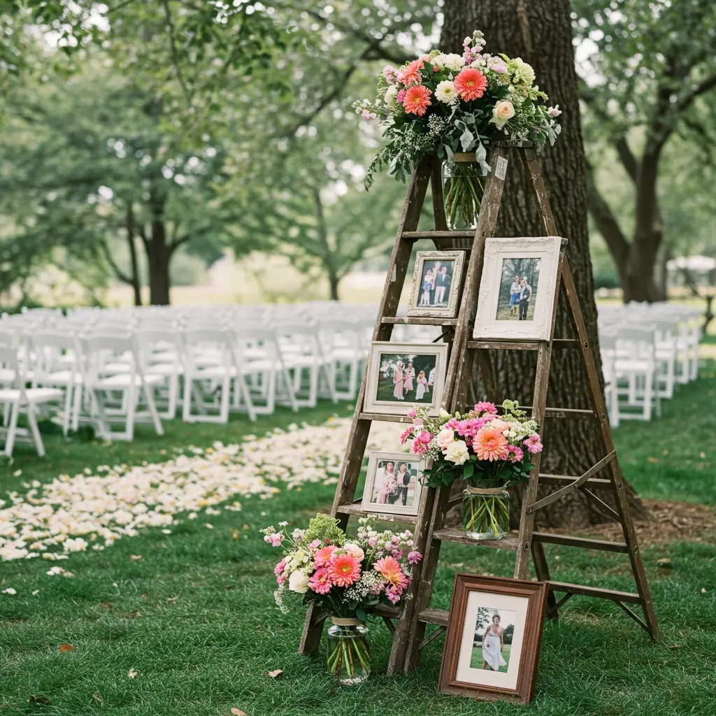 Ladder Flower Stands