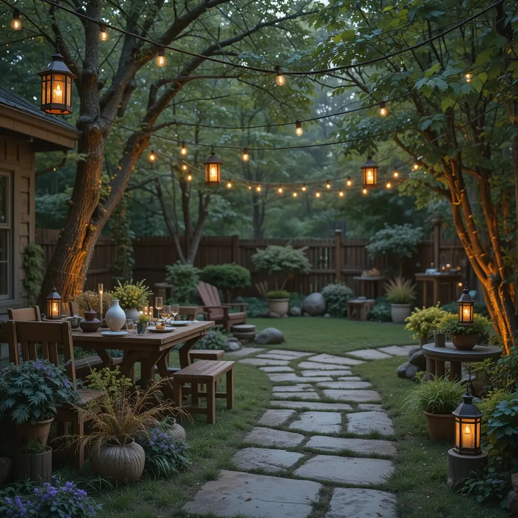 Lanterns for Rustic Charm