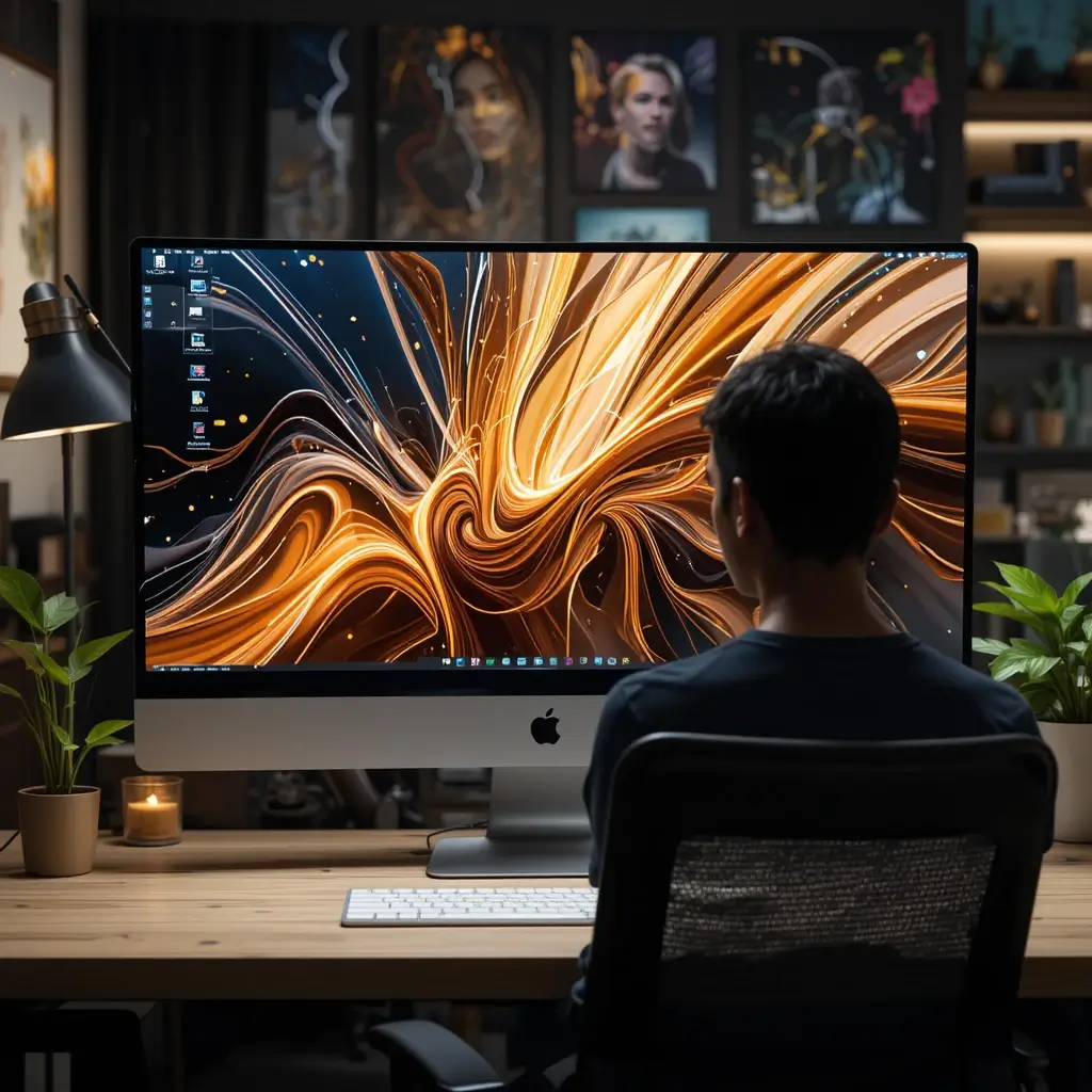 Large Monitor for Design Review