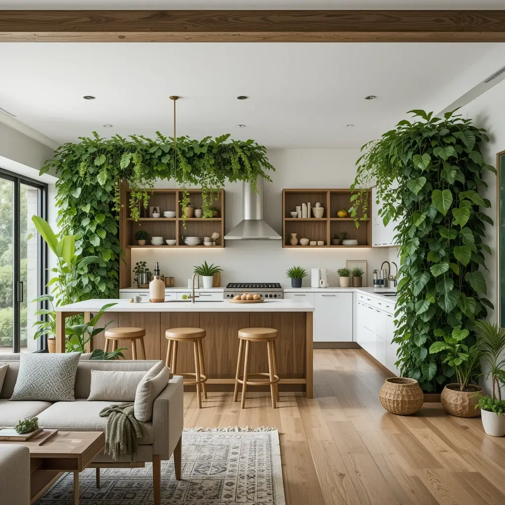 Lush Greenery for an Inviting Touch