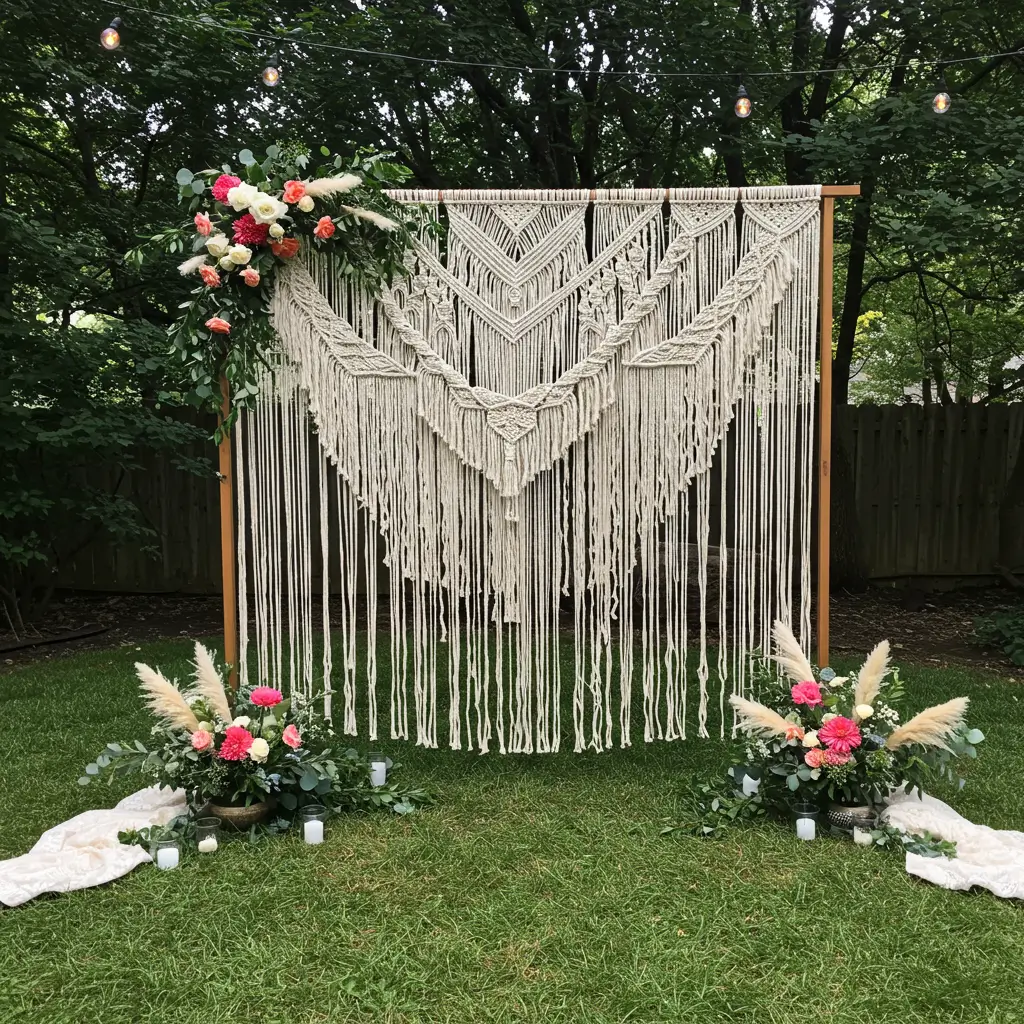 Macramé Backdrop