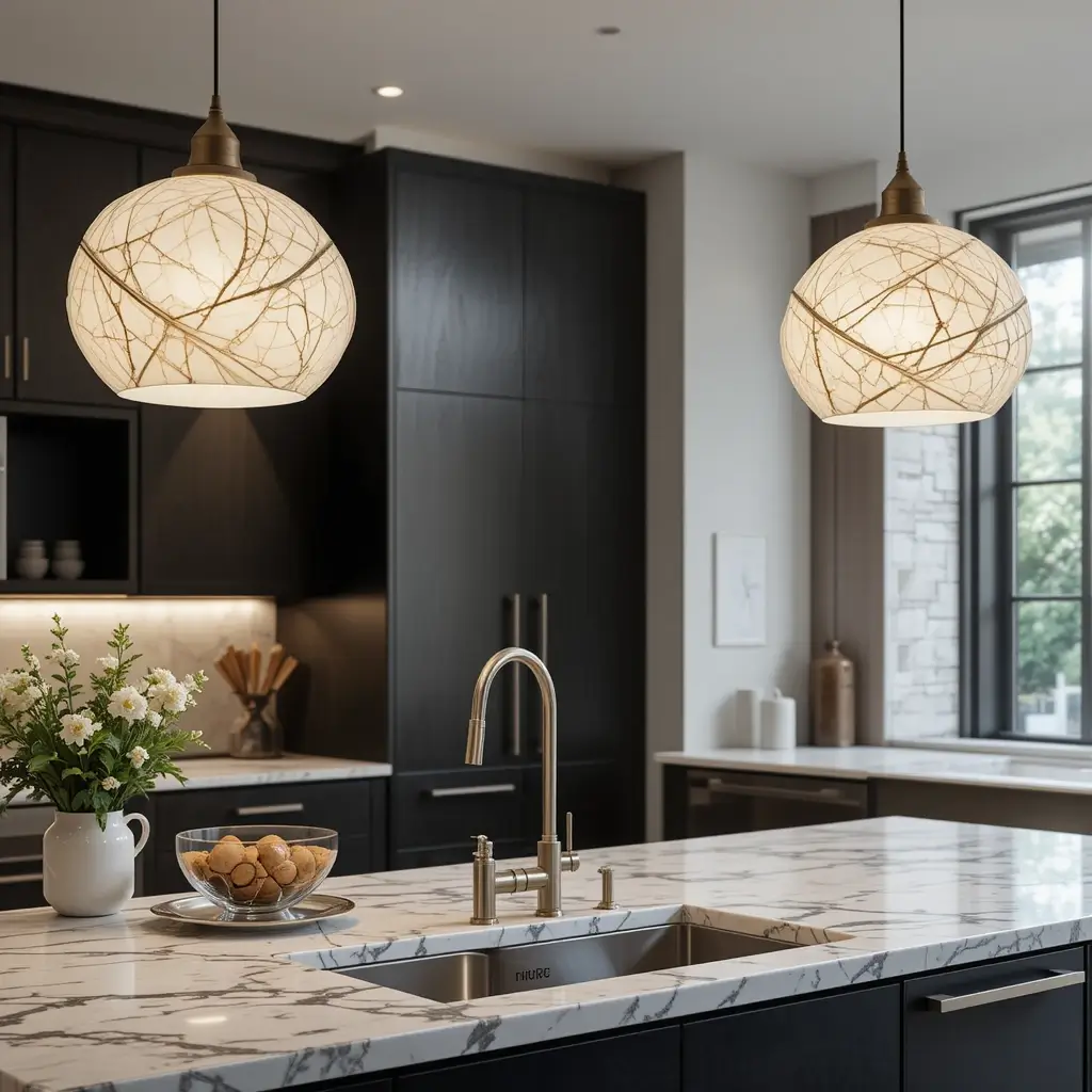 Marble Pendant Lights