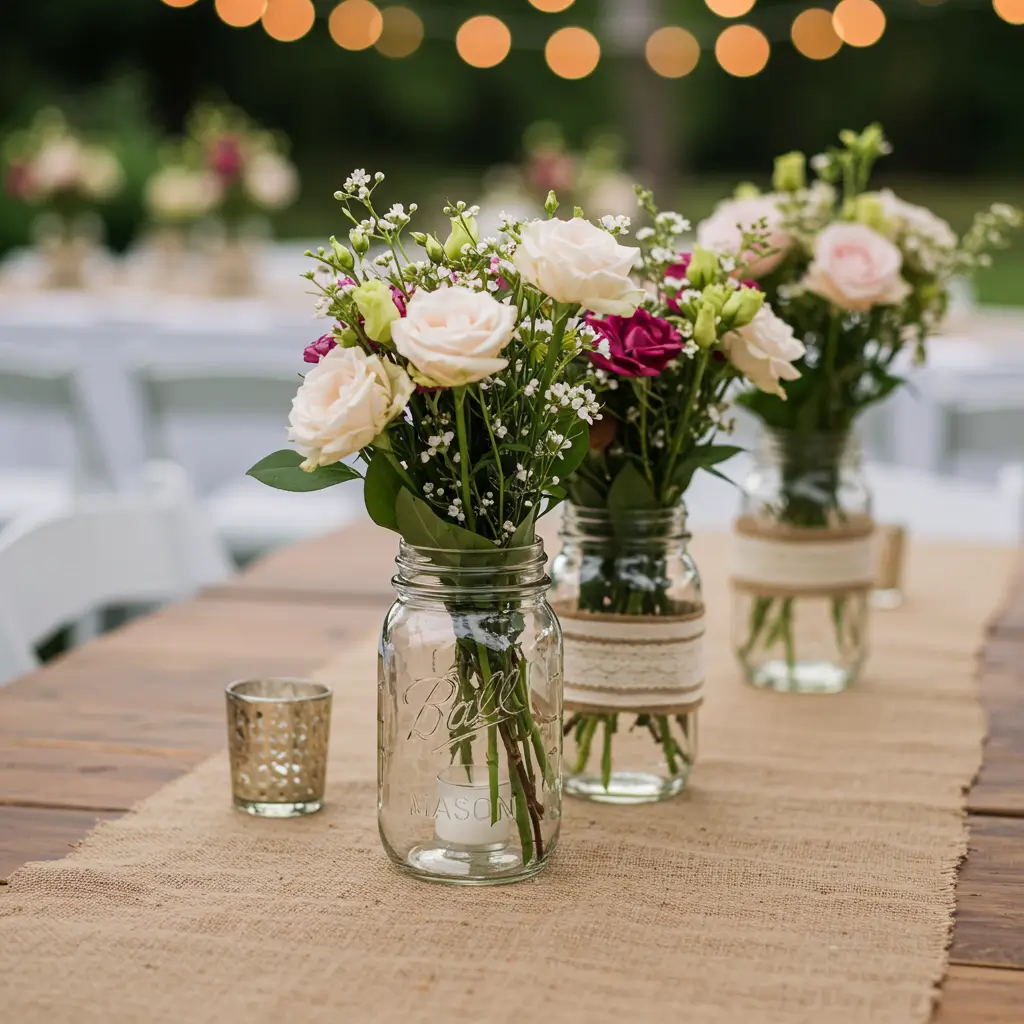 Mason Jar Centerpieces