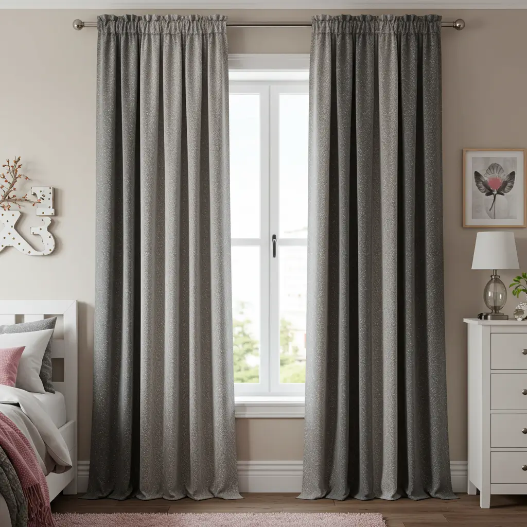 Metallic Accented Curtains