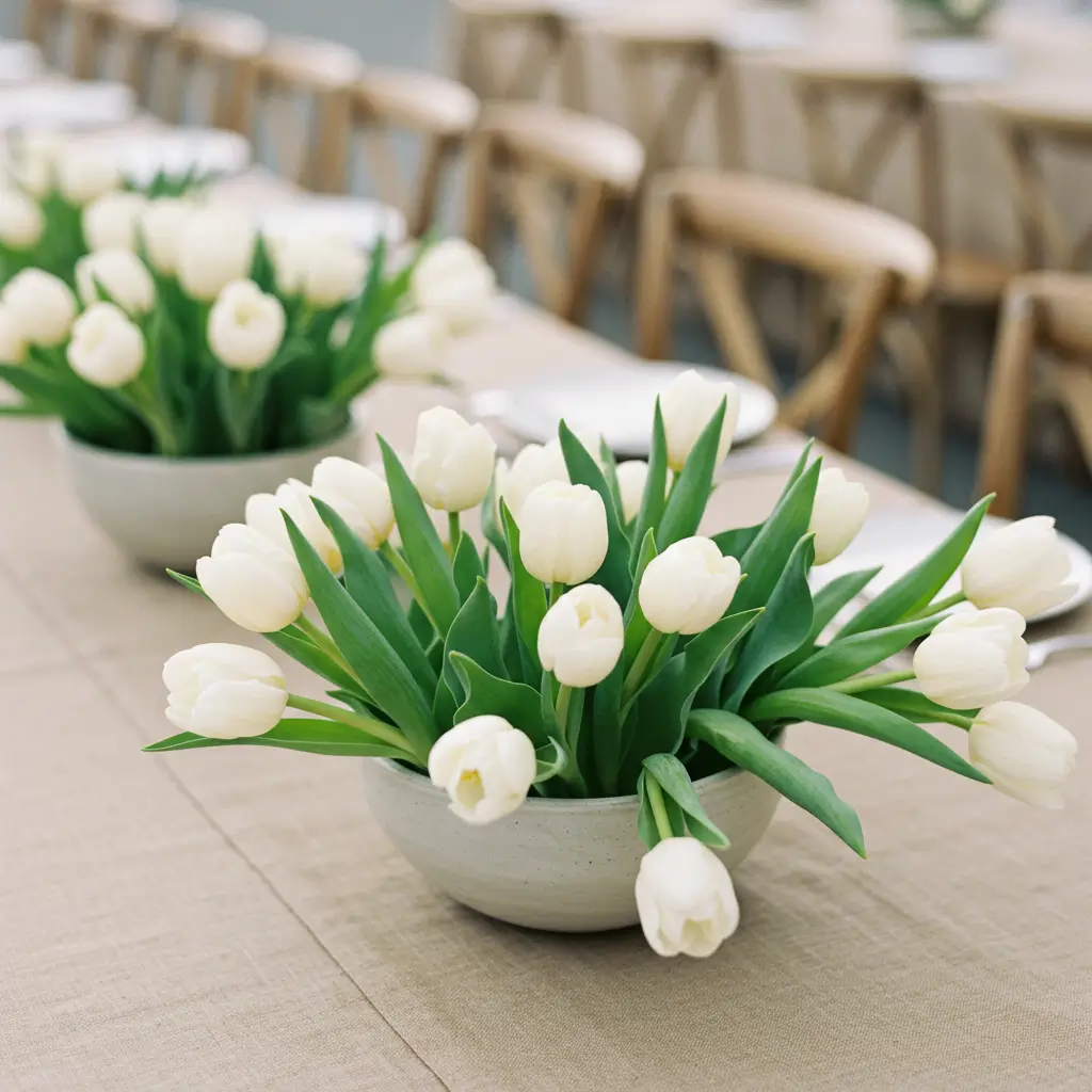 Mini Bouquets in Vintage Glass