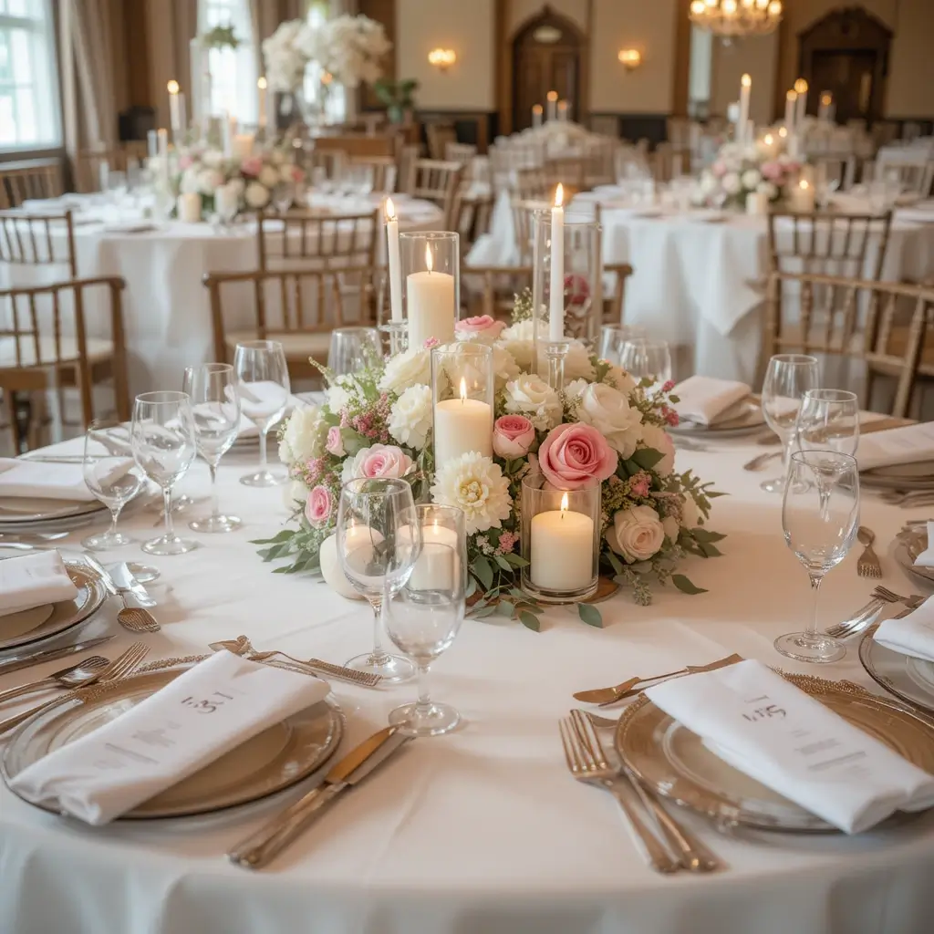 Mini Wreaths as Table Decor