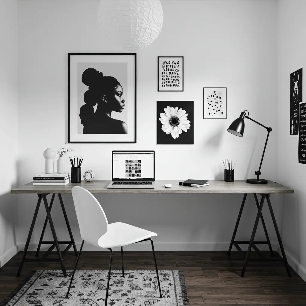 Minimalist Black and White Theme