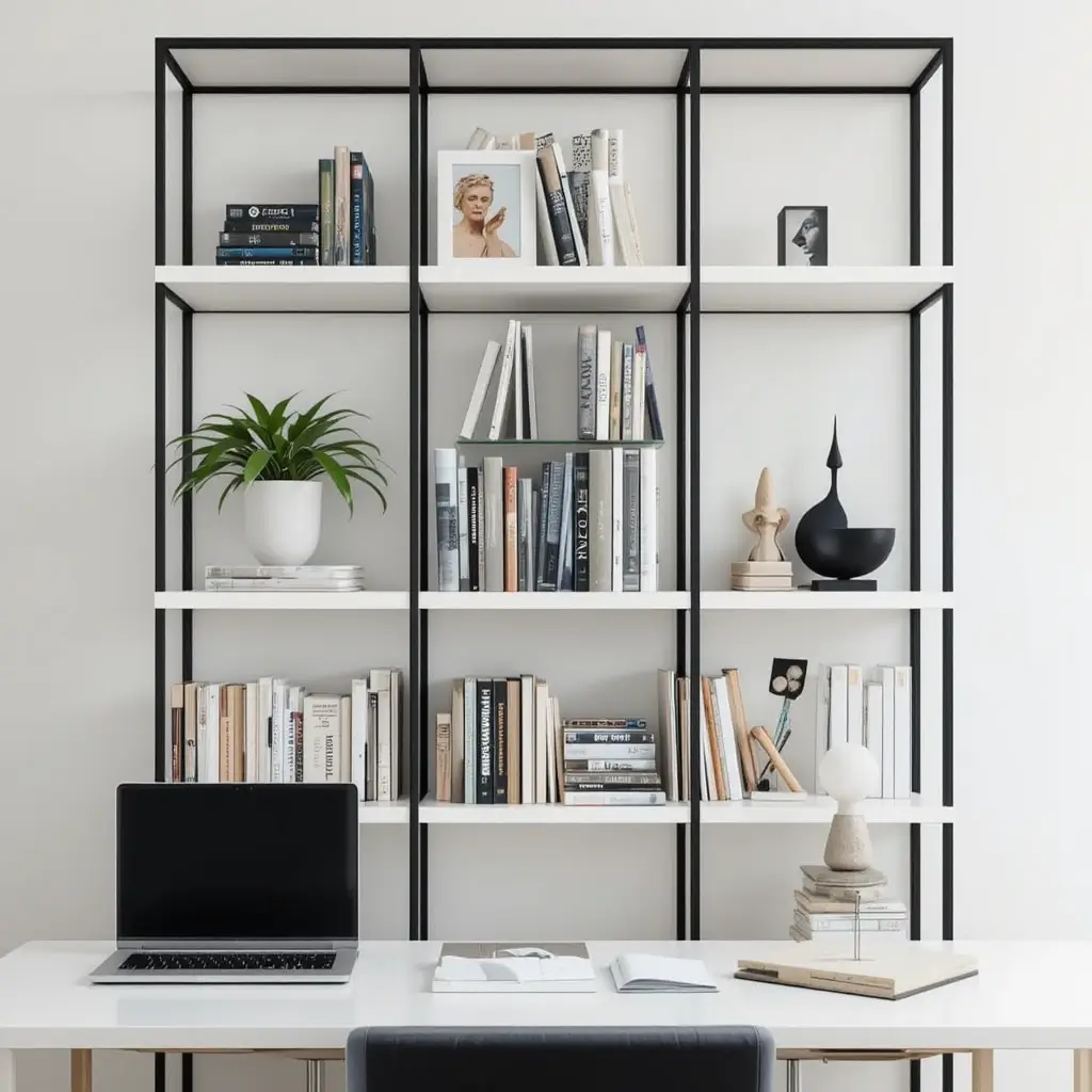 Minimalist Bookshelf Display