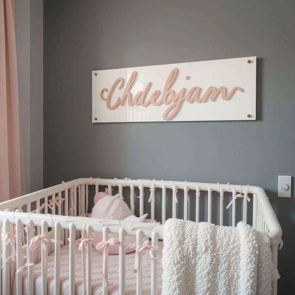 Minimalist Name Sign